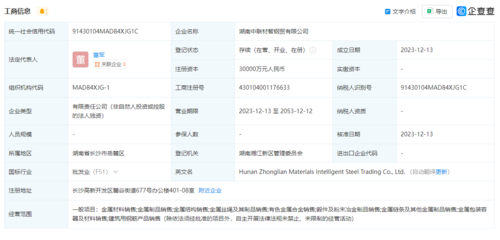 中聯重科布局上游供應鏈，成立鋼貿公司強化建筑業務